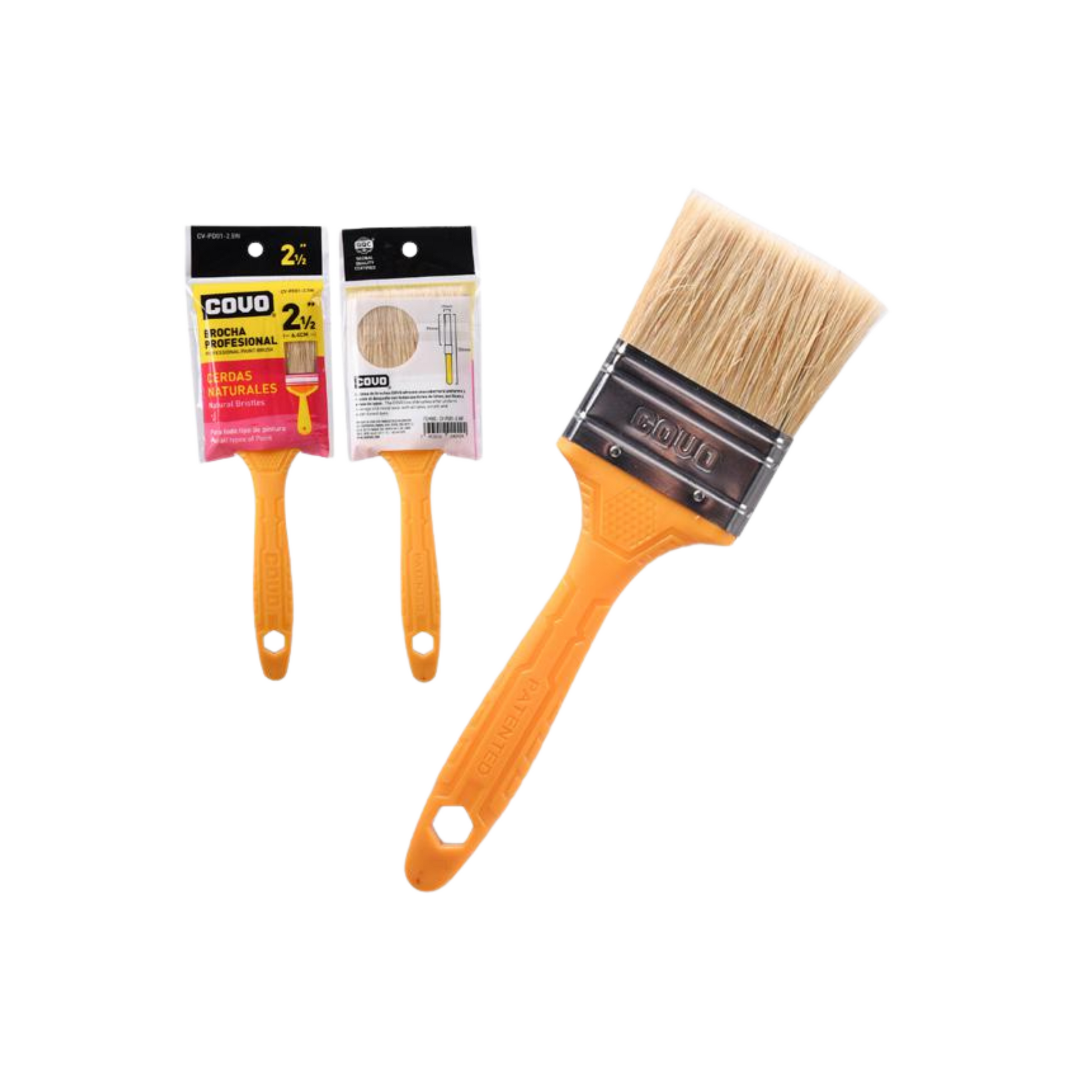 BROCHA 2.5" - CERDA BLANCA