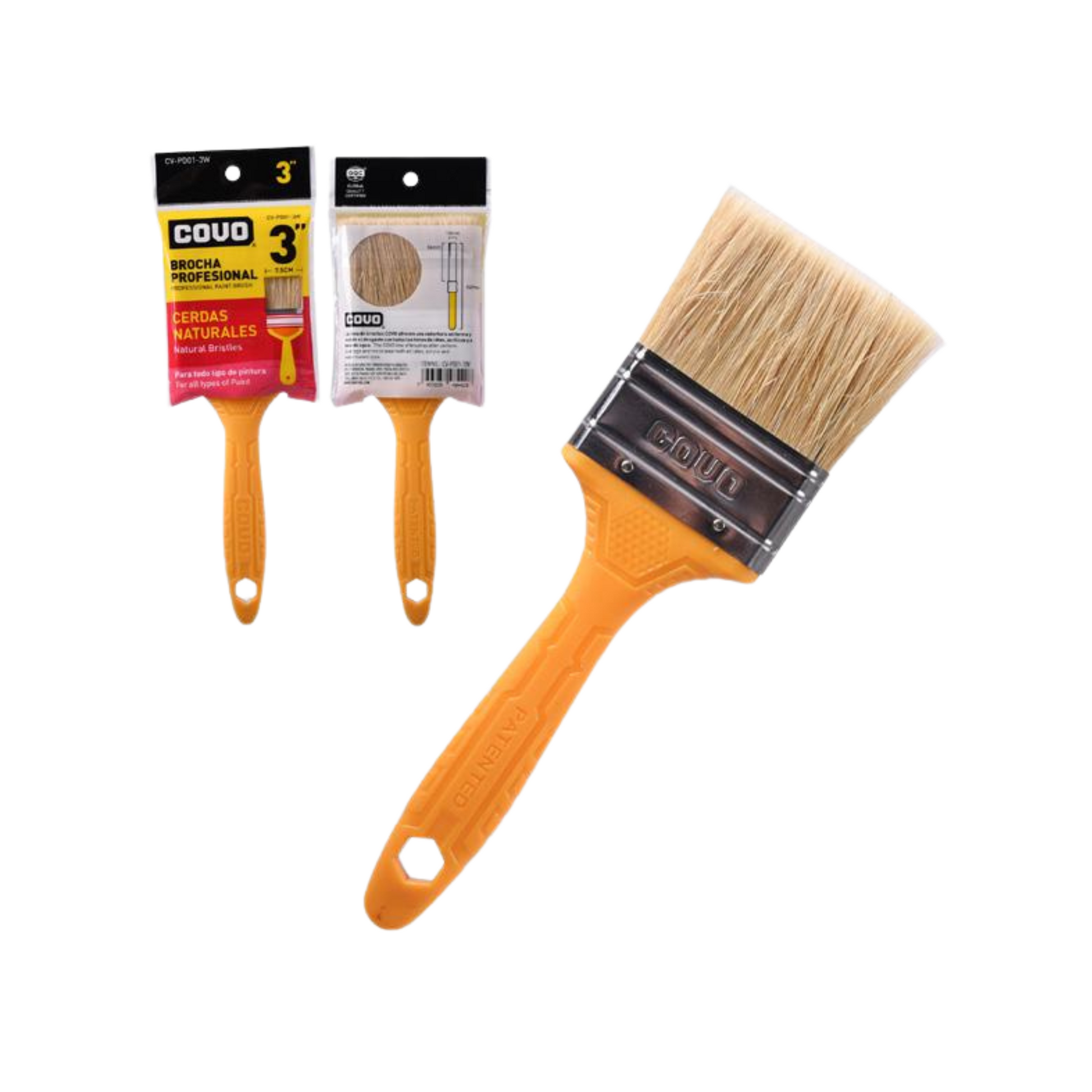 BROCHA 3" - CERDA BLANCA