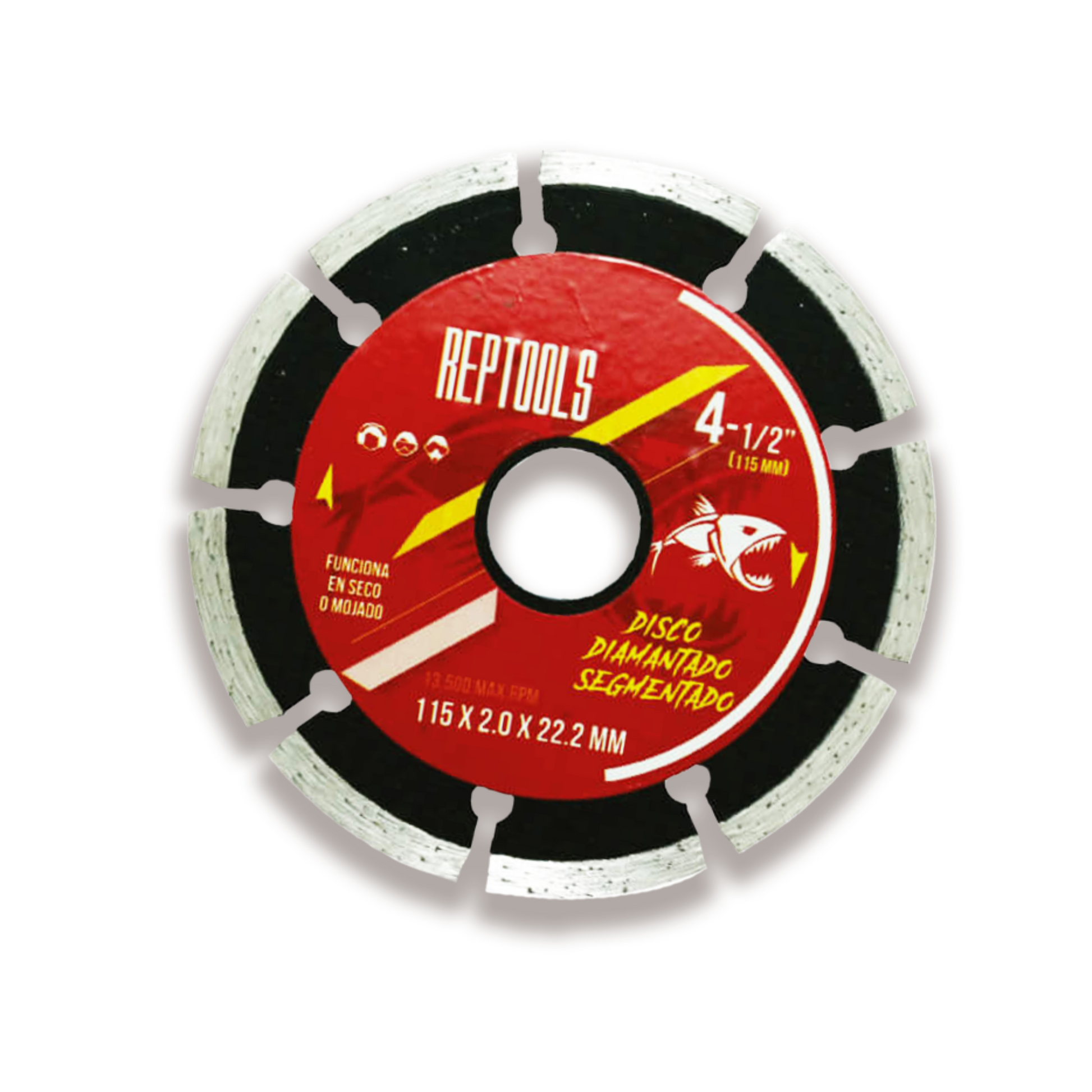 DISCO DIAMANTADO SEGMENTADO 4.5" REPTOOLS